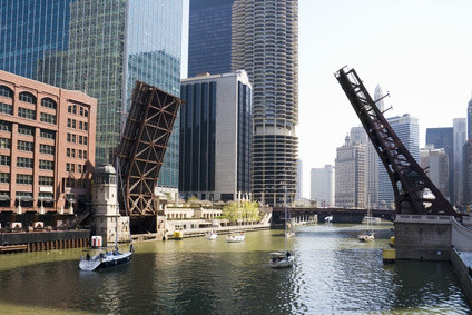 Chicago Bridges Raised 
